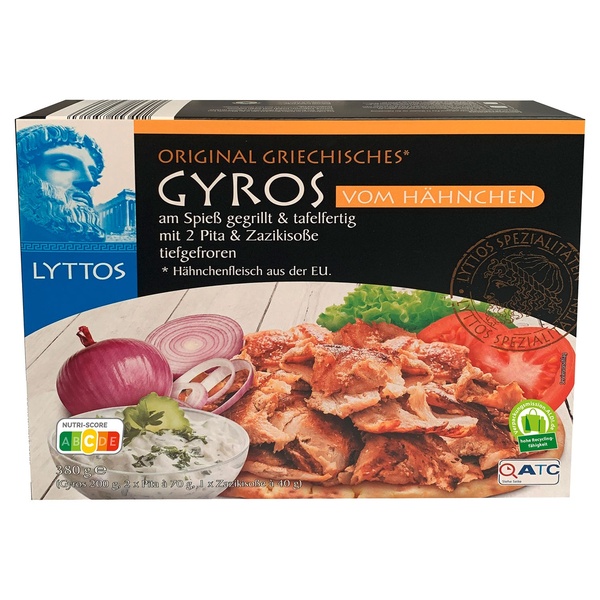 Bild 1 von LYTTOS Gyros mit Pita 380 g