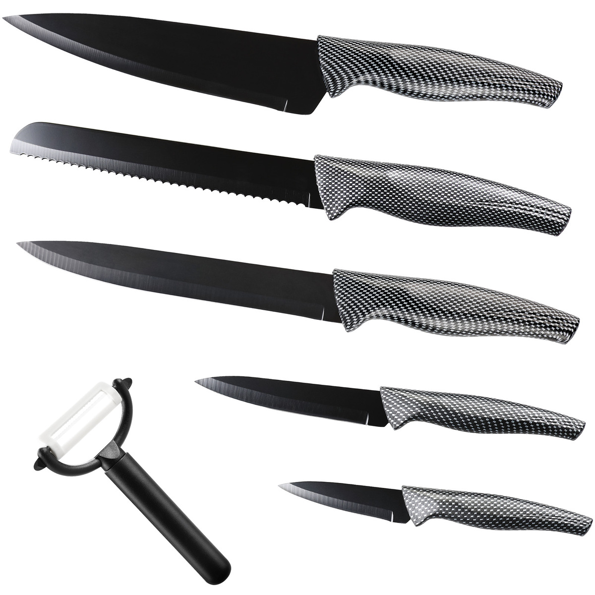 Bild 2 von monzana® Messerset 7-tlg. Edelstahl inkl. Aufbewahrungsbox