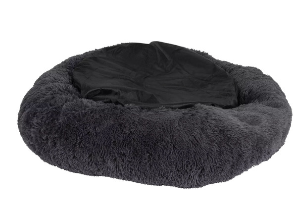 Bild 3 von Tier-Plüschbett Donut 100cm Anthrazit