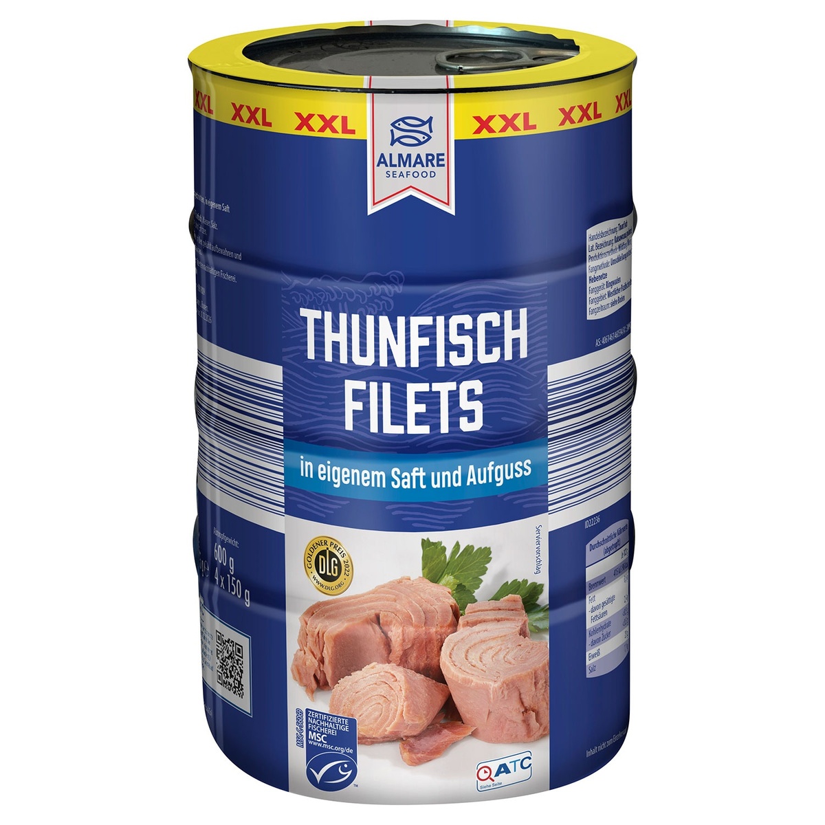 Bild 1 von ALMARE Thunfischfilets 780 g