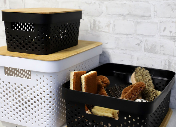 Bild 4 von Aufbewahrungsbox mit Bambus-Deckel 11L