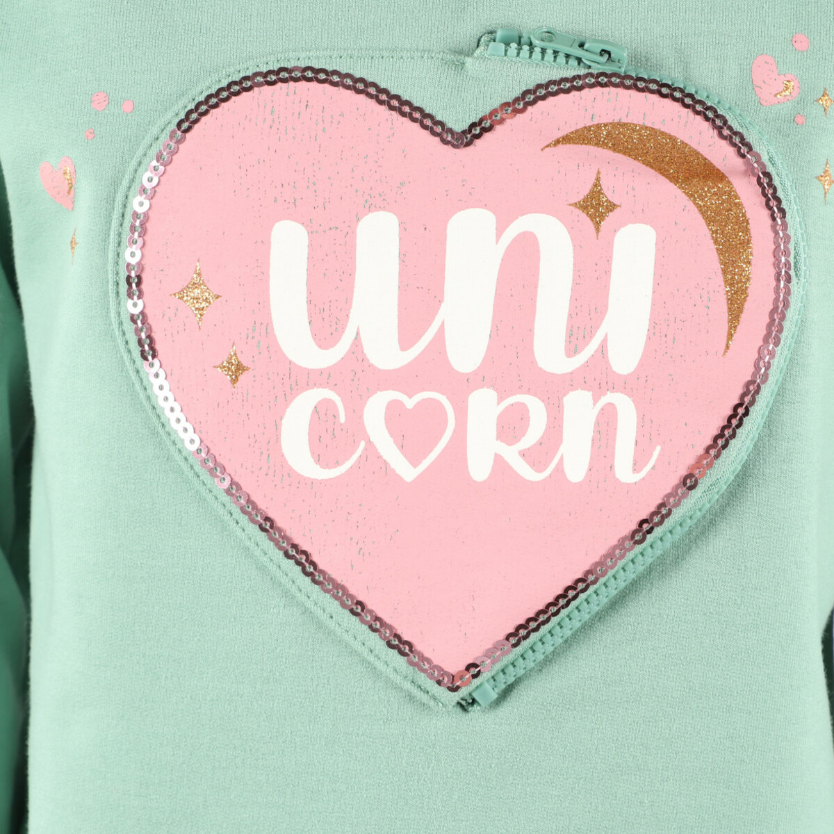 Bild 3 von Mädchen Sweatpullover mit Herz Applikation