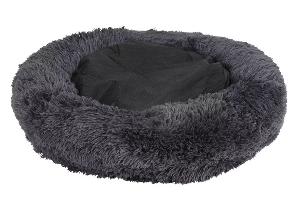 Bild 3 von Tier-Plüschbett Donut 70cm Anthrazit