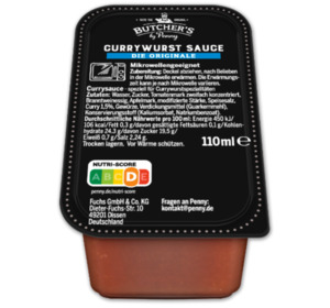 BUTCHER’S Currywurst Sauce