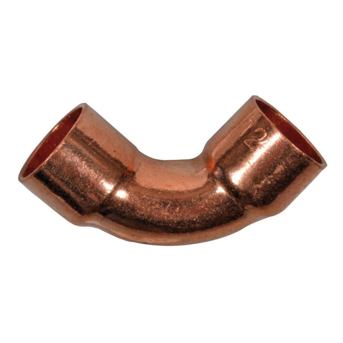 Bild 1 von Doppel-Bogenmuffe 90° Kupfer-Lötfitting 12 mm - Nr. 5002a