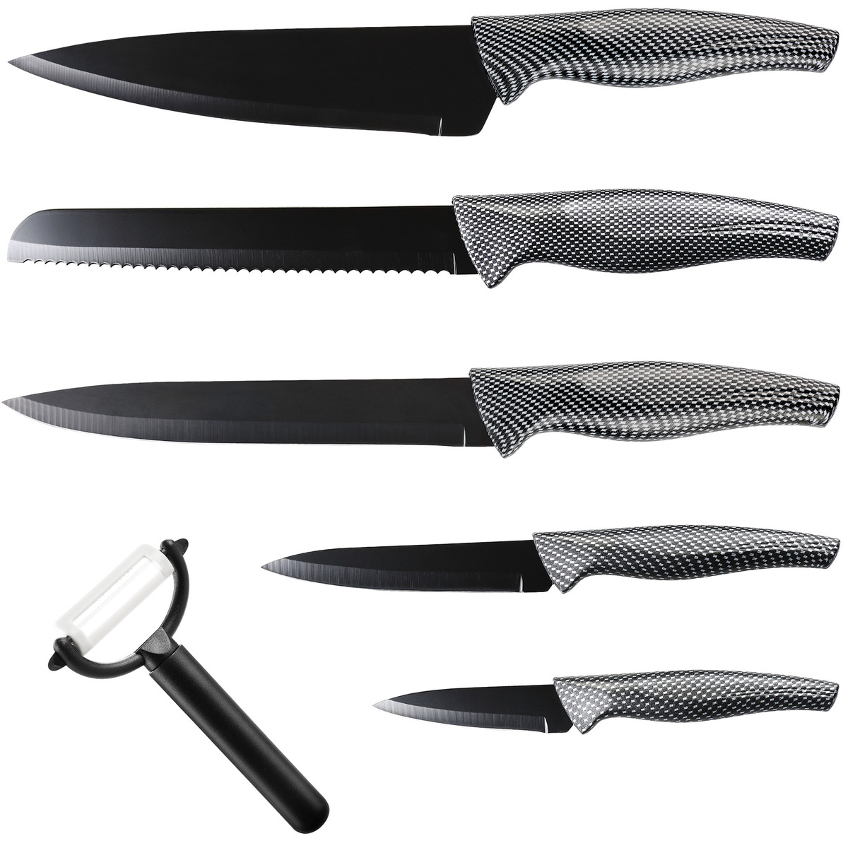 Bild 1 von monzana® Messerset 7-tlg. Edelstahl inkl. Aufbewahrungsbox