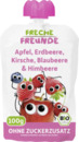 Bild 1 von erdbär Bio Freche Freunde 100% Apfel, Erdbeere, Blaubeere & Himbeere (6 x 100.00g)