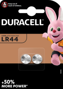 Duracell Specialty LR44 Alkaline Knopfbatterie