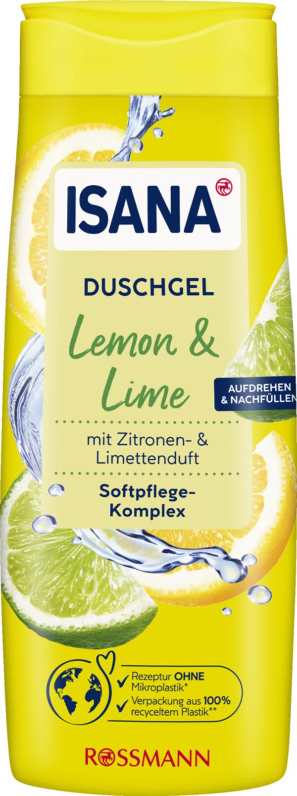 Bild 1 von ISANA Duschgel Lemon & Lime 1.83 EUR/1 l