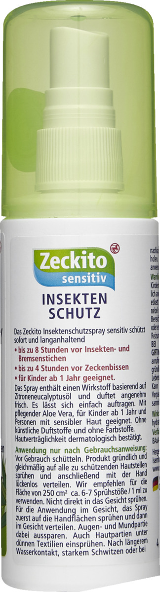 Bild 2 von Zeckito sensitiv Insekten Schutz-Spray