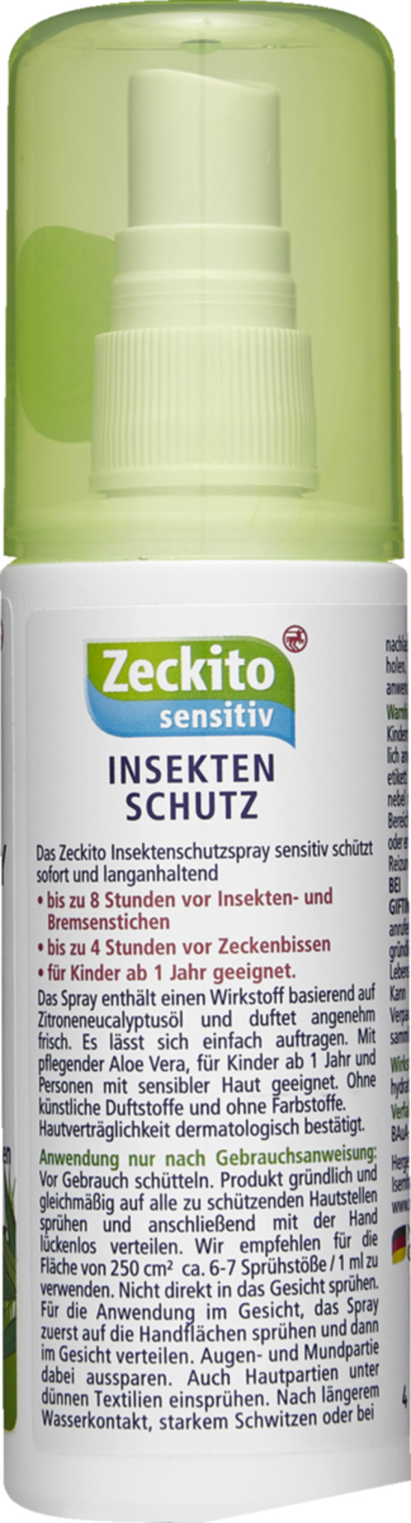 Bild 2 von Zeckito sensitiv Insekten Schutz-Spray