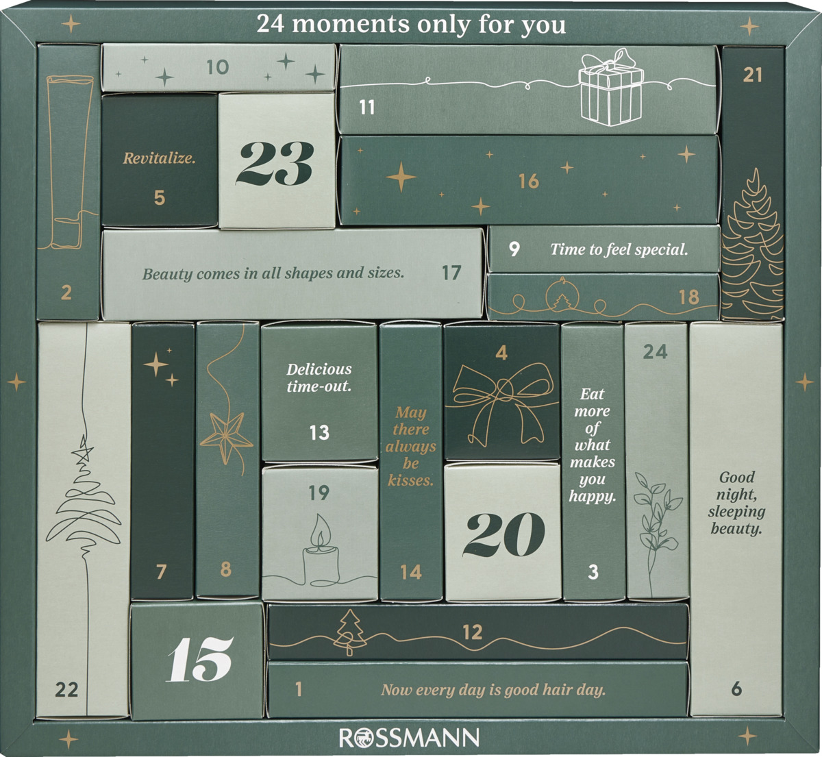 ROSSMANN Self Care Adventskalender 2023 Von ROSSMANN F r 21 99 Ansehen 