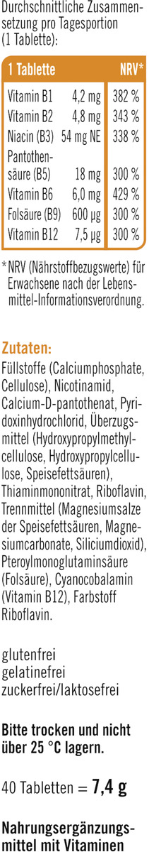 Bild 3 von taxofit B-Komplex Forte Tabletten