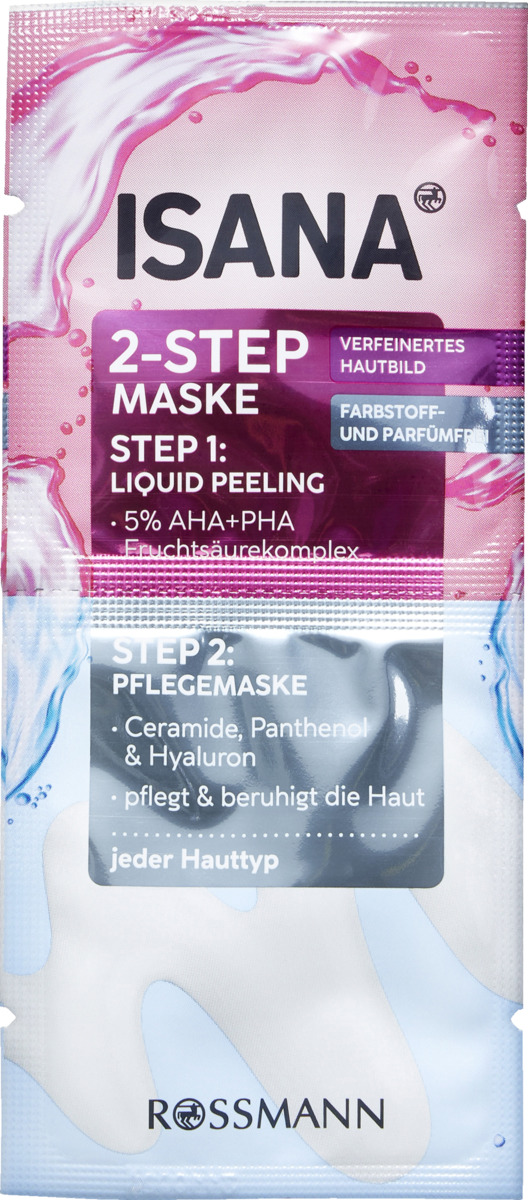 Bild 1 von ISANA 2-Step Maske Liquid Peeling