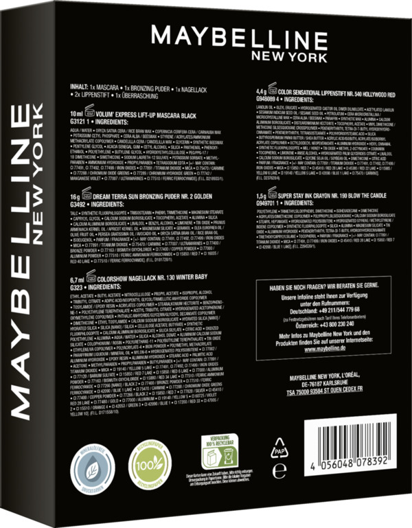 Bild 2 von Maybelline New York Mini Adventskalender 2023