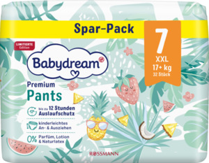 Babydream Premium Pants Größe 7 XXL Jumbo, 32 Stück, 17+kg