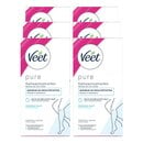 Bild 1 von Veet PURE Kaltwachsstreifen Beine & Körper sesible Haut 20 Stück, 6er Pack