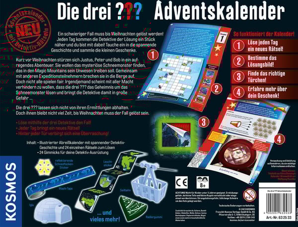 Bild 2 von Kosmos Die drei ??? Adventskalender 2023