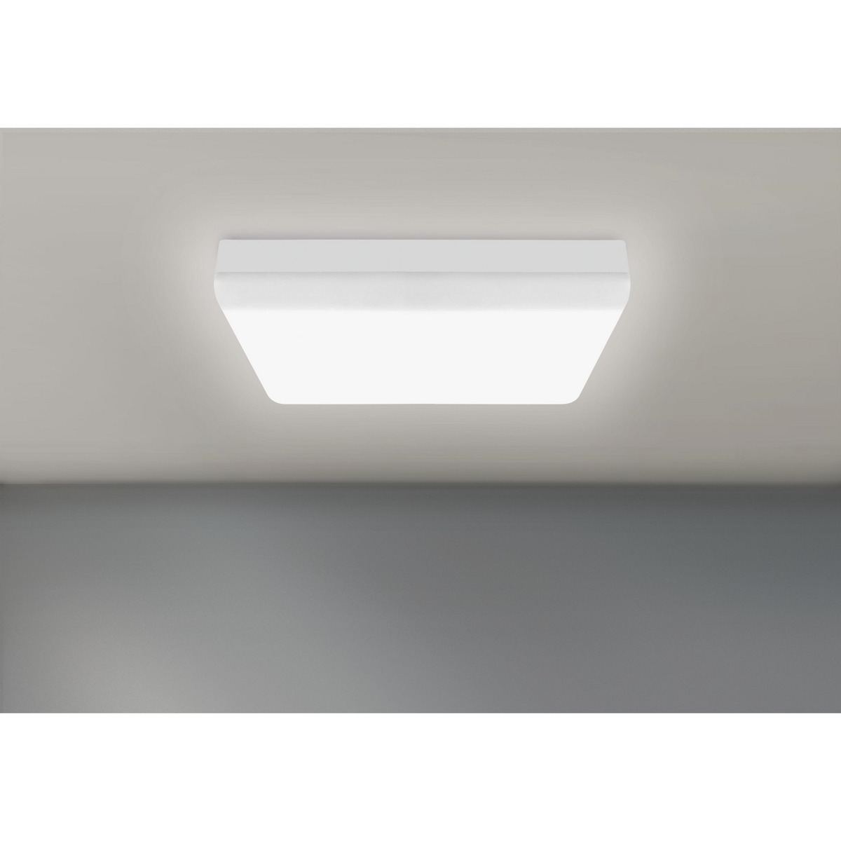 Bild 1 von LED-Deckenleuchte weiß 22,8 x 22,8 x 4,6 cm, 15 W, 1400 lm