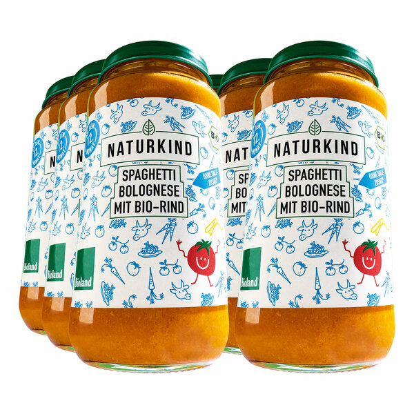 Bild 1 von NATURKIND BIO Spaghetti Bolognese mit Rind 250 g, 6er Pack