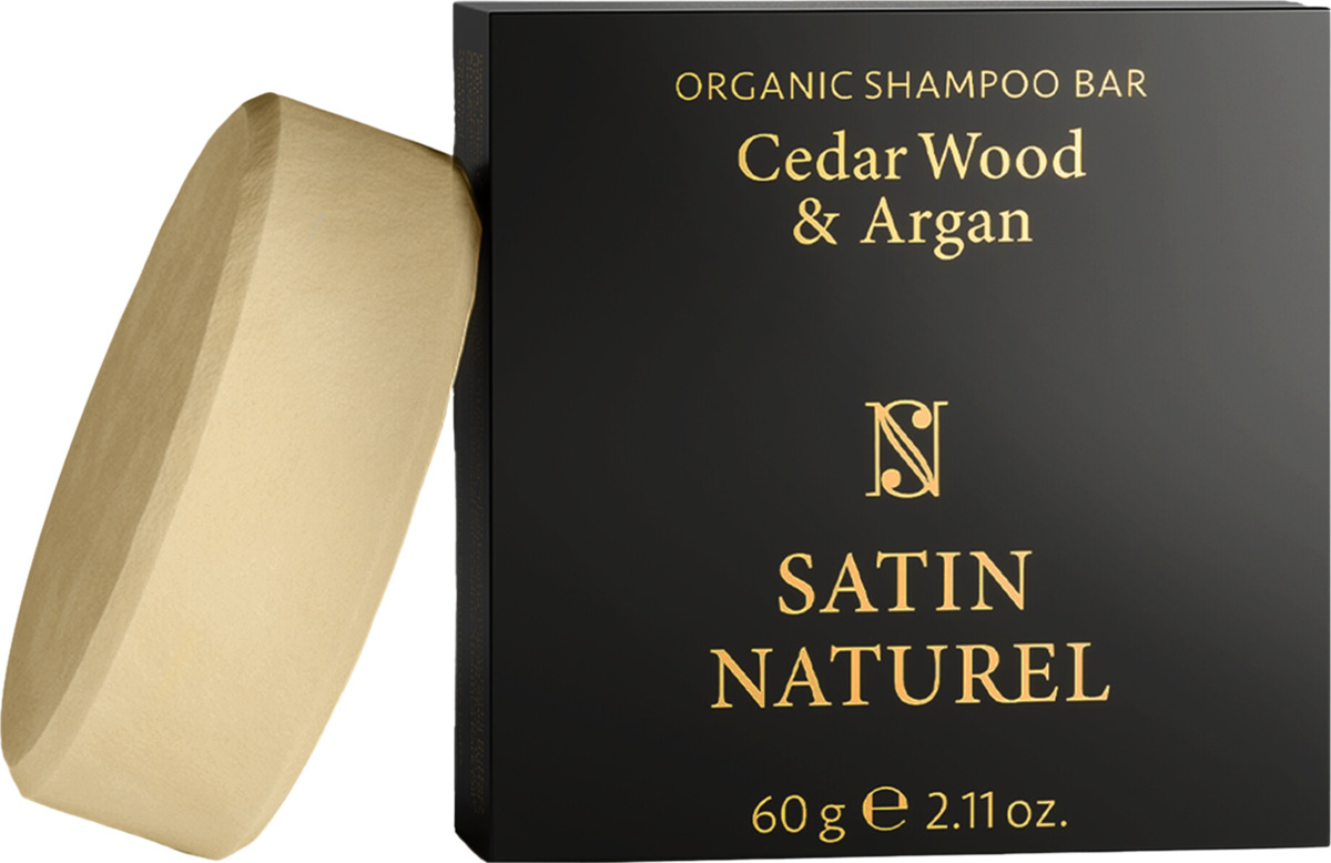 Bild 1 von Satin Naturel Bio Shampoo Bar Zedernholz & Argan