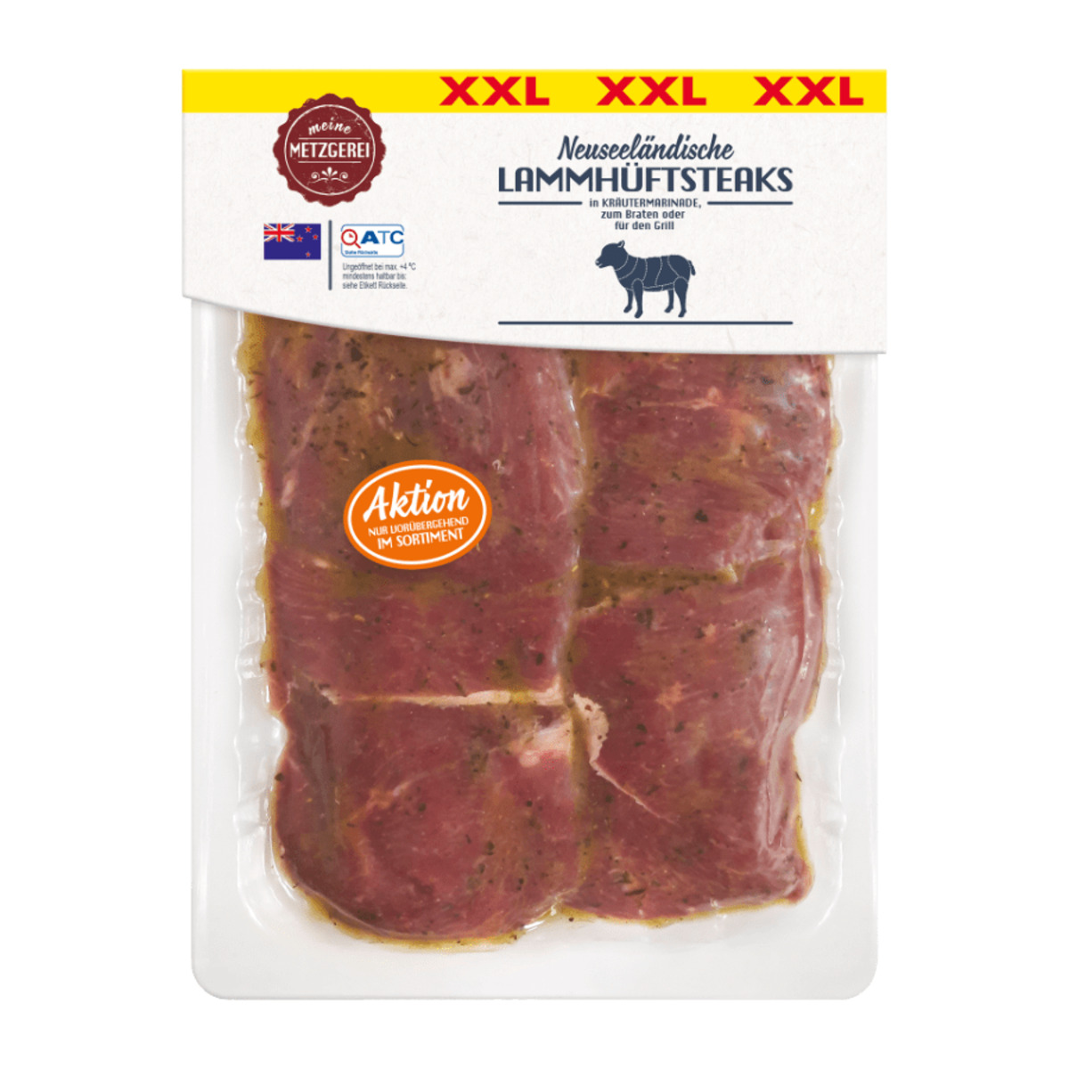 Bild 2 von MEINE METZGEREI Lammhüftsteaks XXL