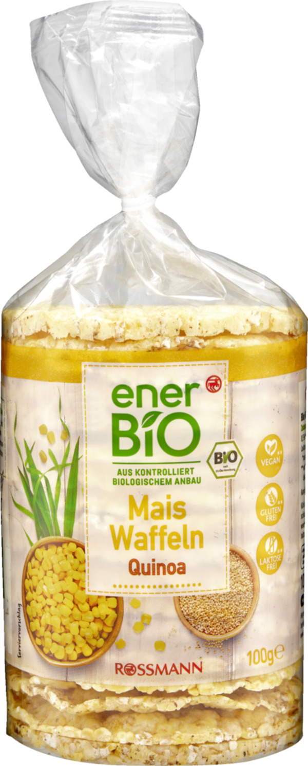 Bild 1 von enerBiO Mais Waffeln Quinoa