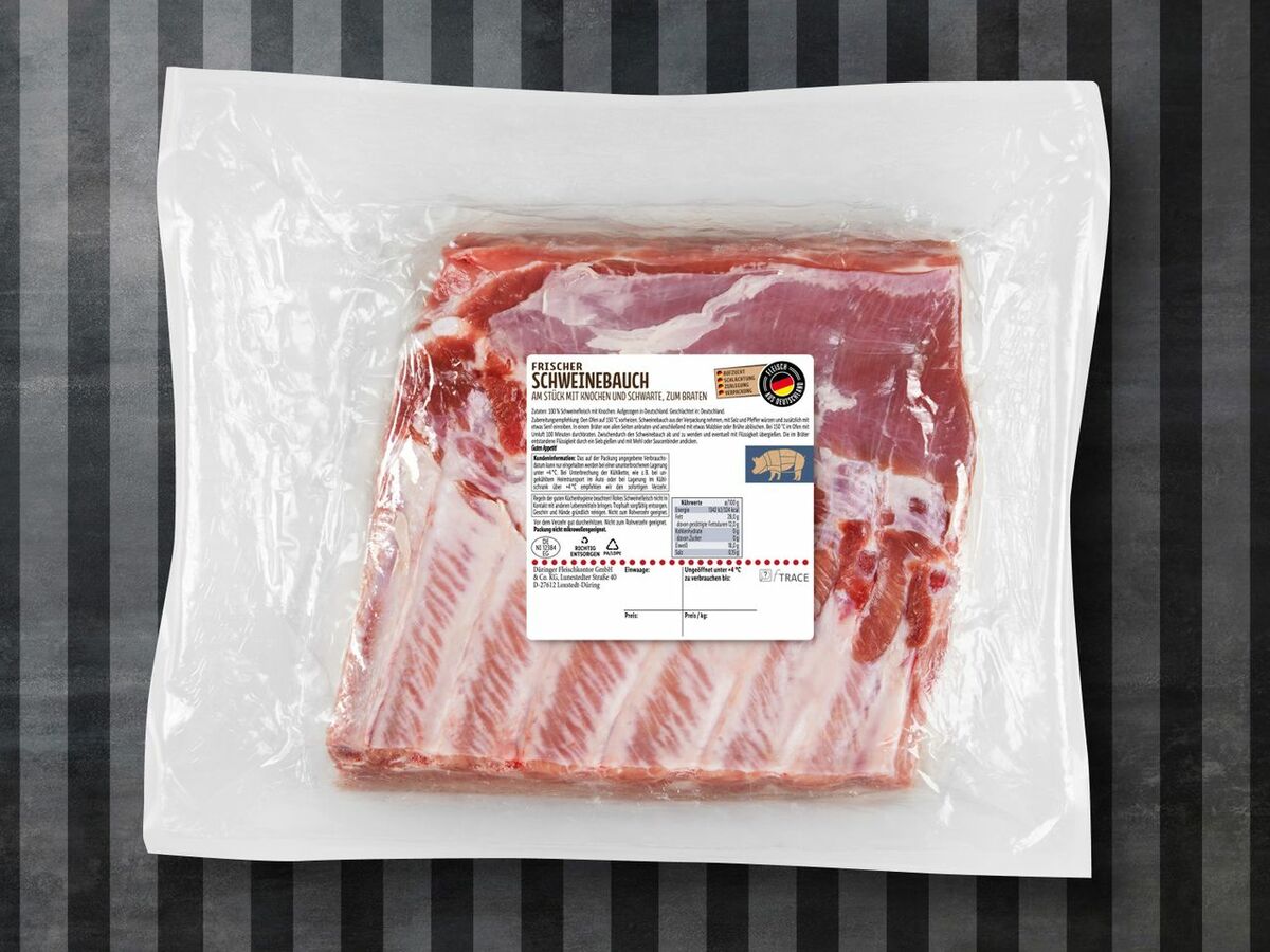 Metzgerfrisch Frischer Schweinebauch von Lidl ansehen!
