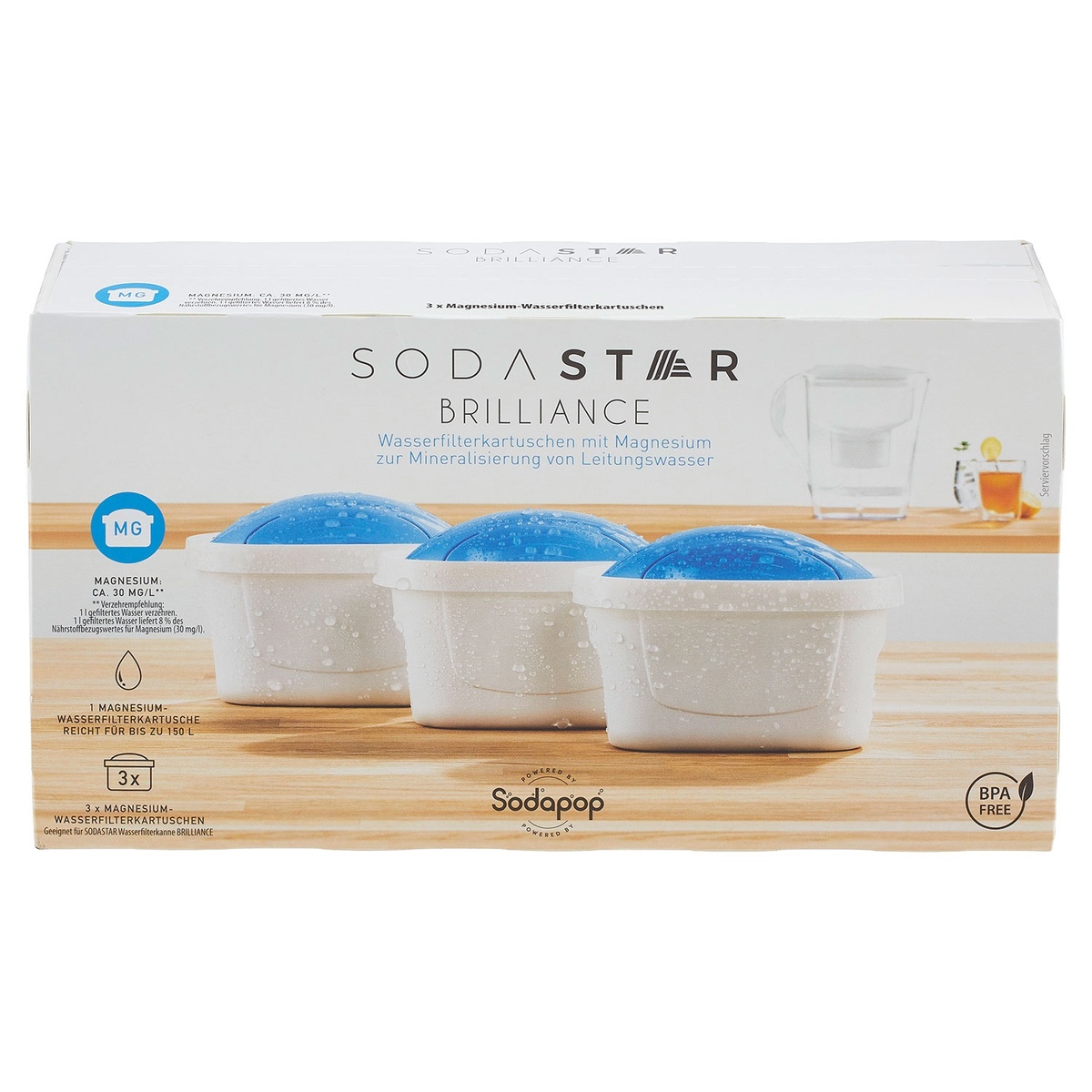 Bild 2 von SODASTAR Wasserfilterkartusche Brilliance, 3er-Packung