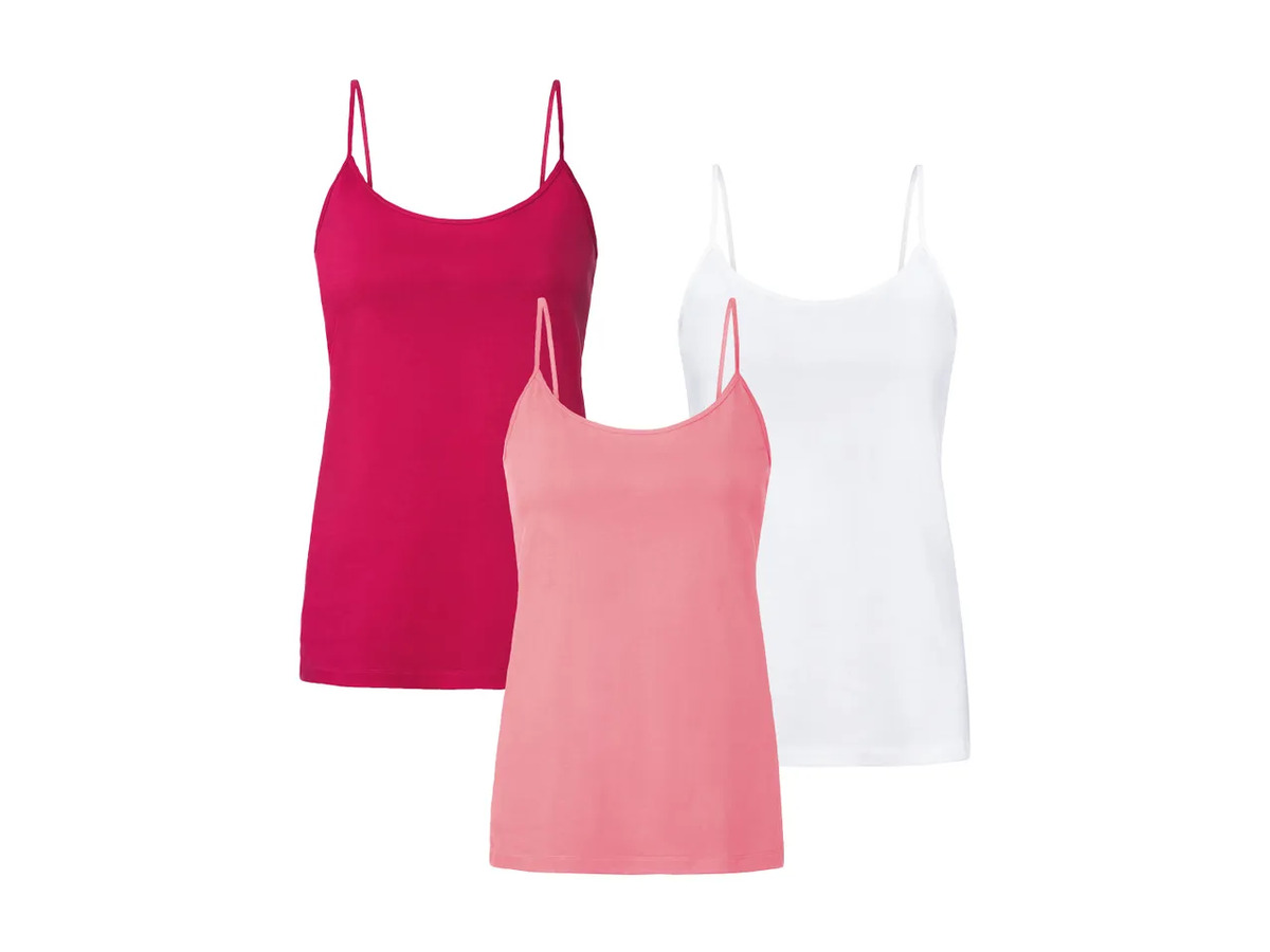 Bild 3 von esmara® 3 Damen Spaghettitops