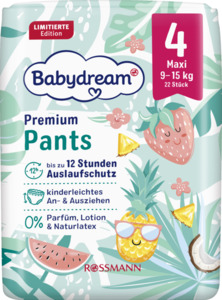 Babydream Premium Pants Gr. 4 Maxi, 22 Stück, 9-15 kg