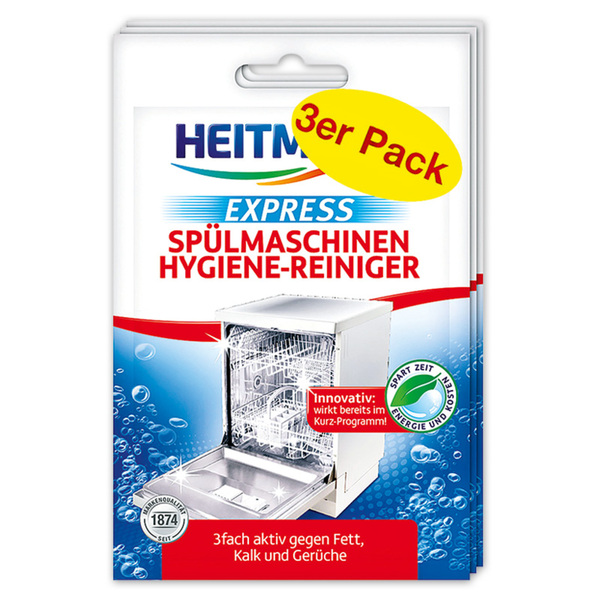 Bild 1 von Heitmann Express Spülmaschinen Hygiene-Reiniger