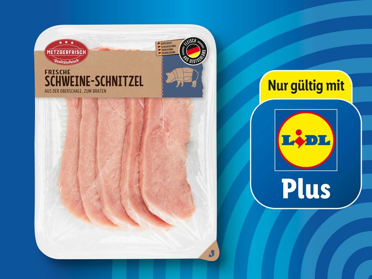 Bild 1 von Metzgerfrisch Frische Schweine-Schnitzel