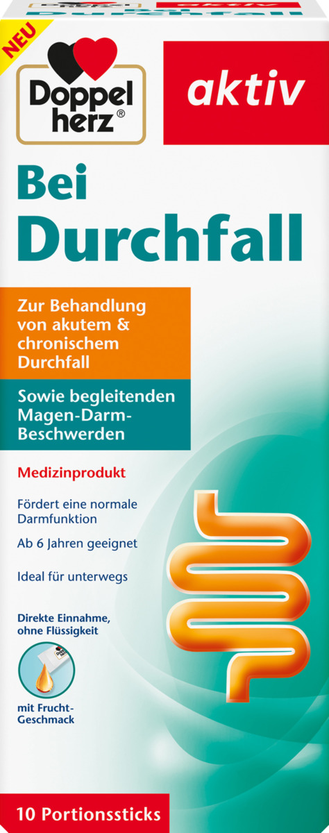 Bild 1 von Doppelherz aktiv Bei Durchfall Portionssticks