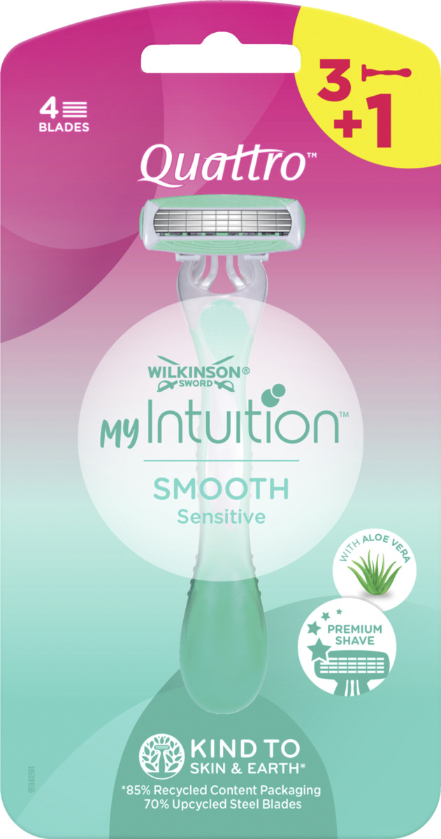 Bild 1 von Wilkinson Sword Quattro Smooth Sensitive Einwegrasierer