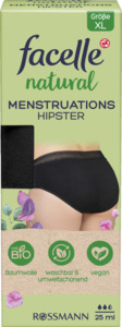 facelle natural Menstruations Hipster Gr. M schwarz