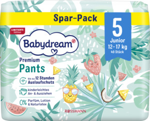 Babydream Premium Pants Gr. 5 Junior Jumbo, 40 Stück, 12-17 kg