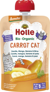 Holle Carrot Cat - Karotte, Mango, Banane & Birne ab dem 6. Monat