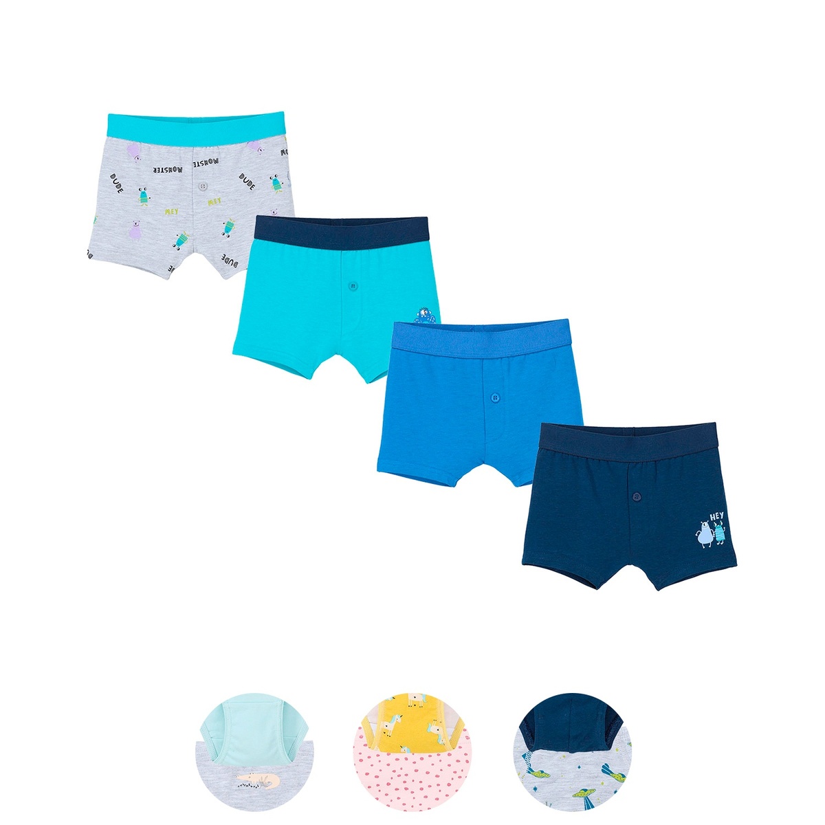 Bild 1 von IMPIDIMPI Kleinkinder Unterhosen, 4er-/7er-Set