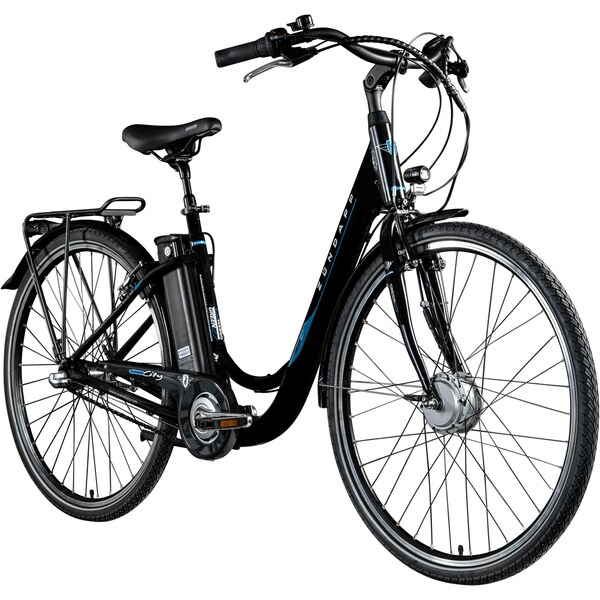 Bild 1 von Zündapp Green 2.7 E Bike Damenfahrrad 28 Zoll 150 - 175 cm mit 3 Gang Nabenschaltung Rücktritt Pedelec Hollandrad Citybike Nabenmotor