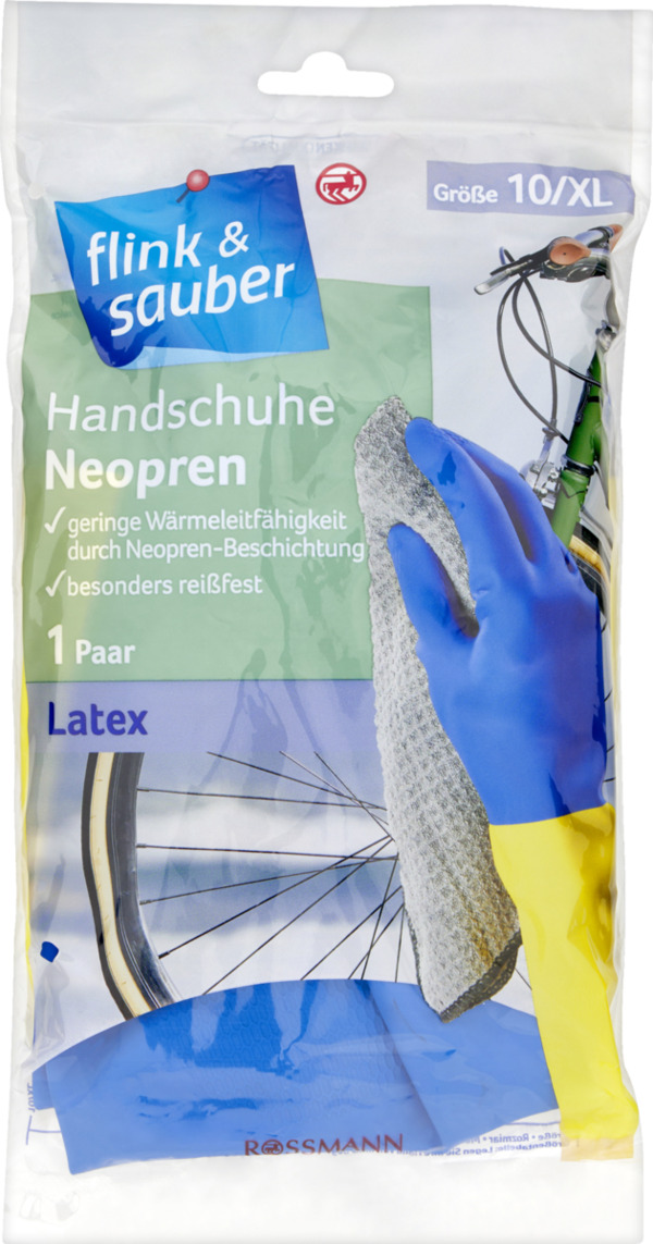 Bild 1 von flink & sauber Handschuhe Neopren Gr. XL