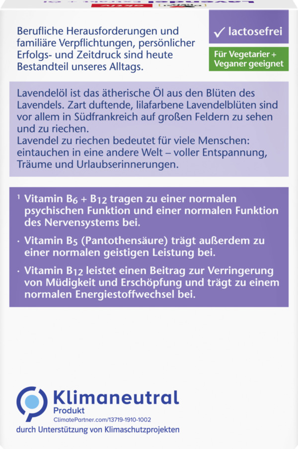 Bild 4 von Doppelherz aktiv Lavendel Extrakt + Öl Tabletten