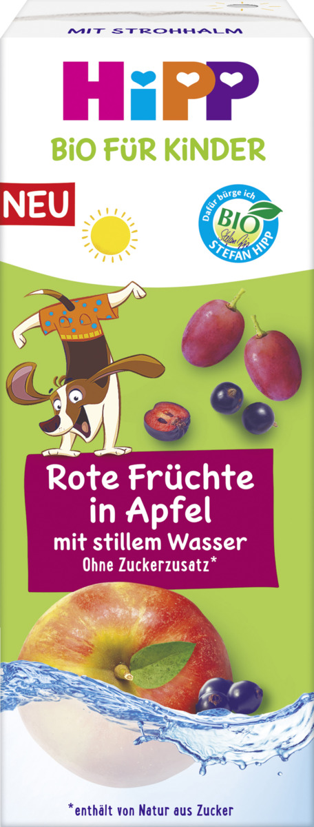 Bild 1 von HiPP Bio für Kinder Rote Früchte in Apfel
