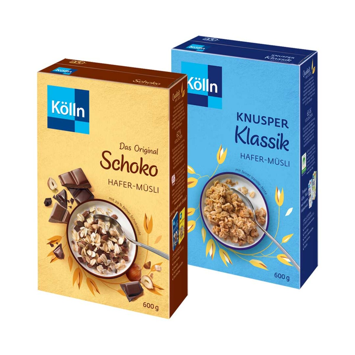Bild 1 von KÖLLN  HAFER-MÜSLI SCHOKO und weitere Sorten,  je 600-g-Pckg.