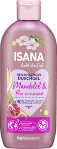 ISANA liebt die Erde Dusche Mandelöl & Bio Granatapfel