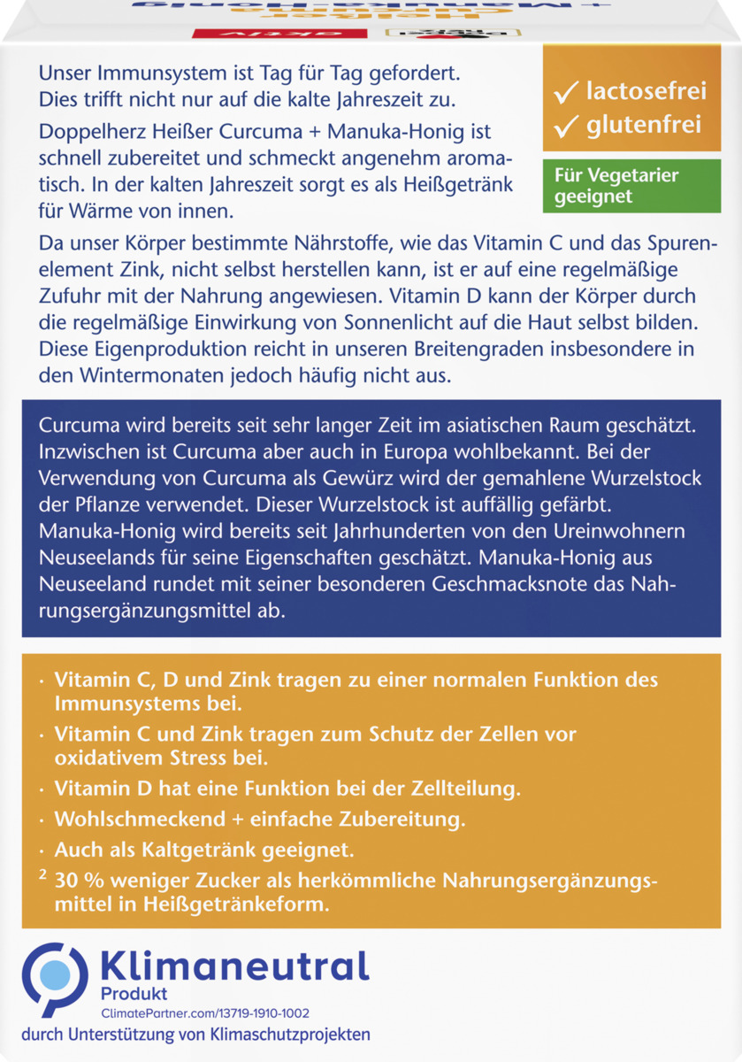 Bild 4 von Doppelherz aktiv Heißer Curcuma + Manuka-Honig