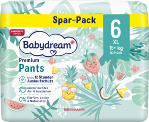 Babydream Premium Pants Gr. 6 XL Jumbo,  36 Stück, 15+ kg