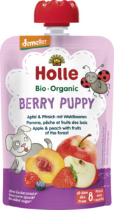 Holle Berry Puppy - Apfel & Pfirsich mit Waldbeeren ab dem 8. Monat