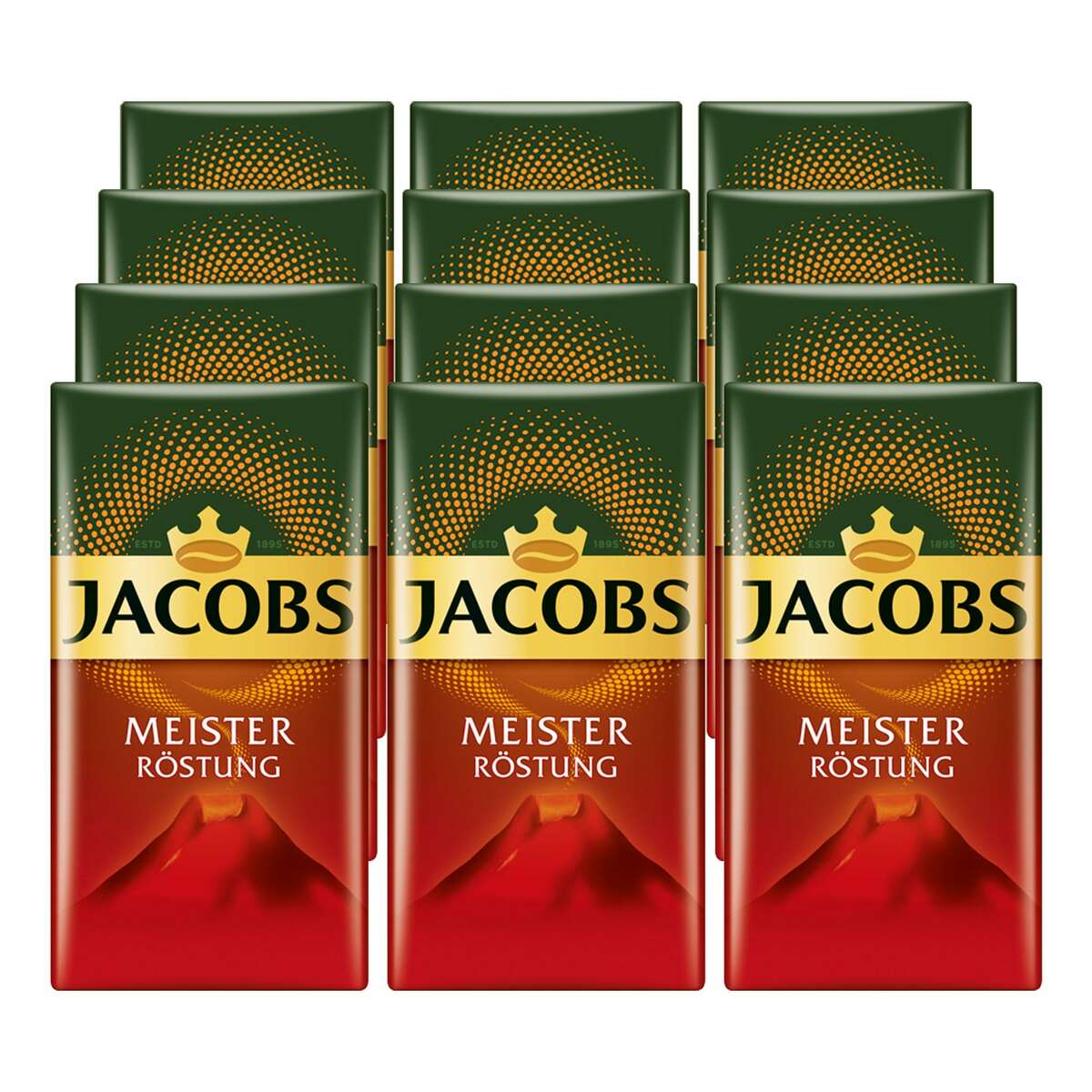 Bild 1 von Jacobs Kaffee Meisterröstung 500 g, 12er Pack