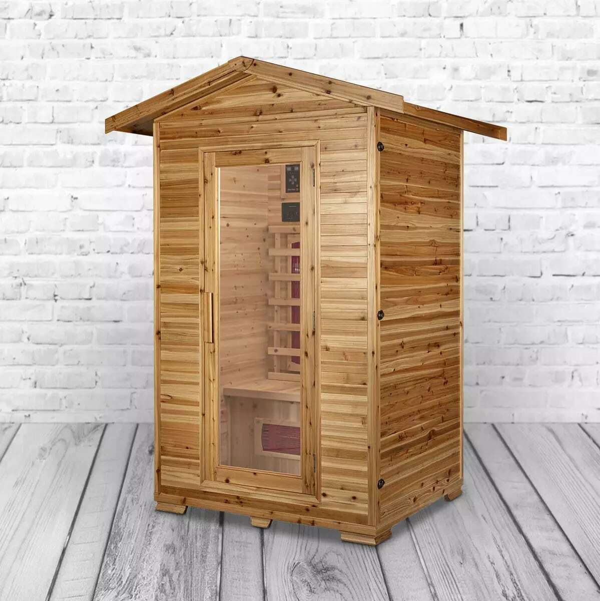 Bild 1 von PureHaven Infrarotkabine aus kanadischem Hemlock-Holz - versch. Ausführungen